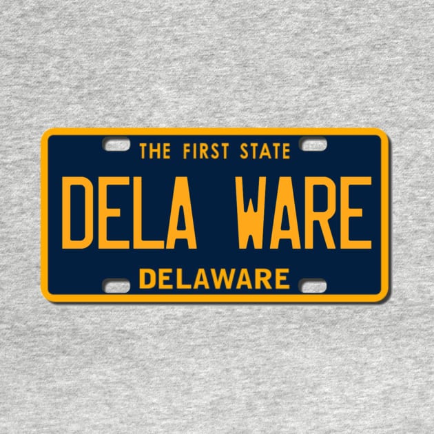 delaware license plate by thgsunset